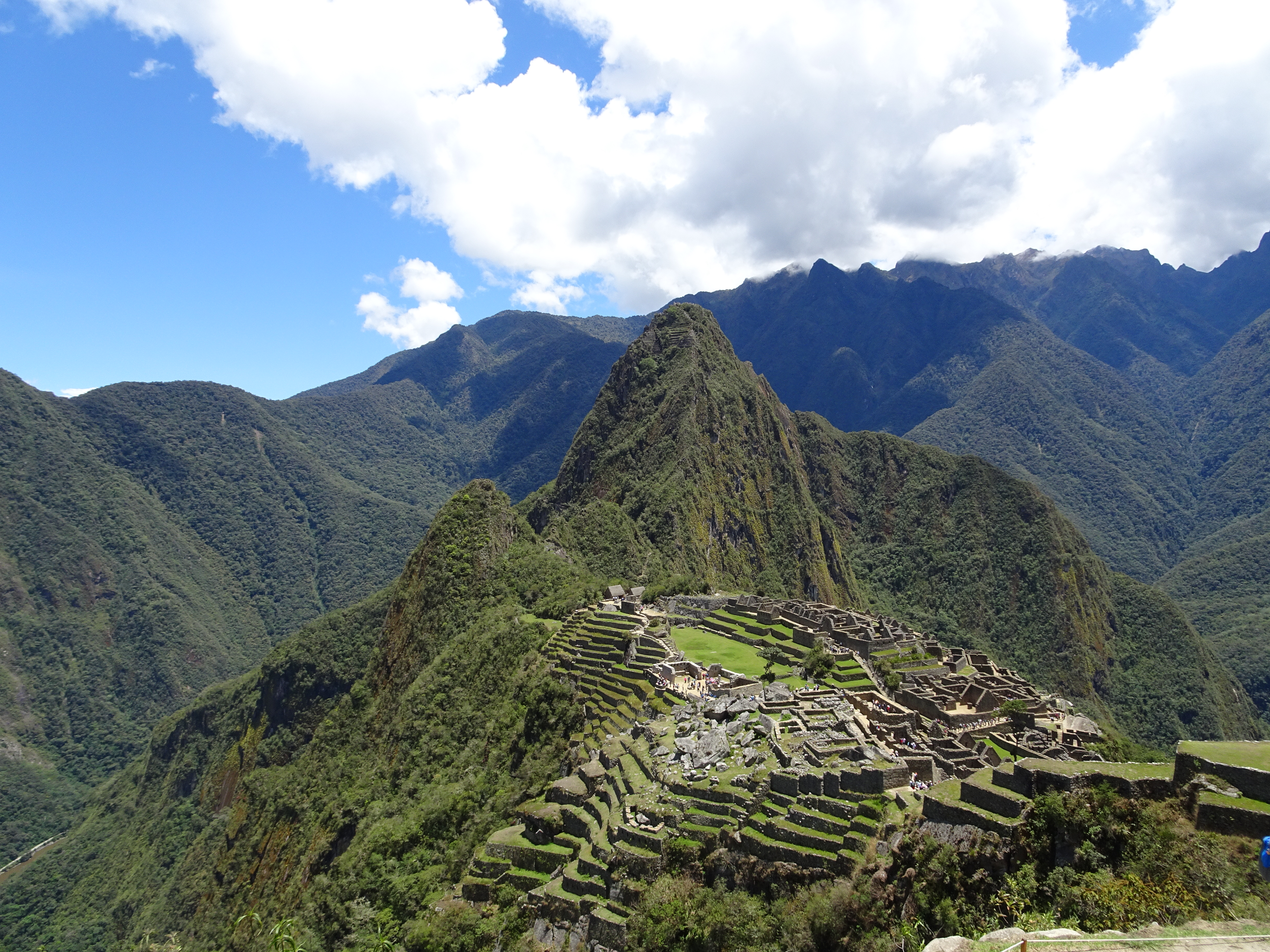 Schönstes Wetter bei Machu Picchu