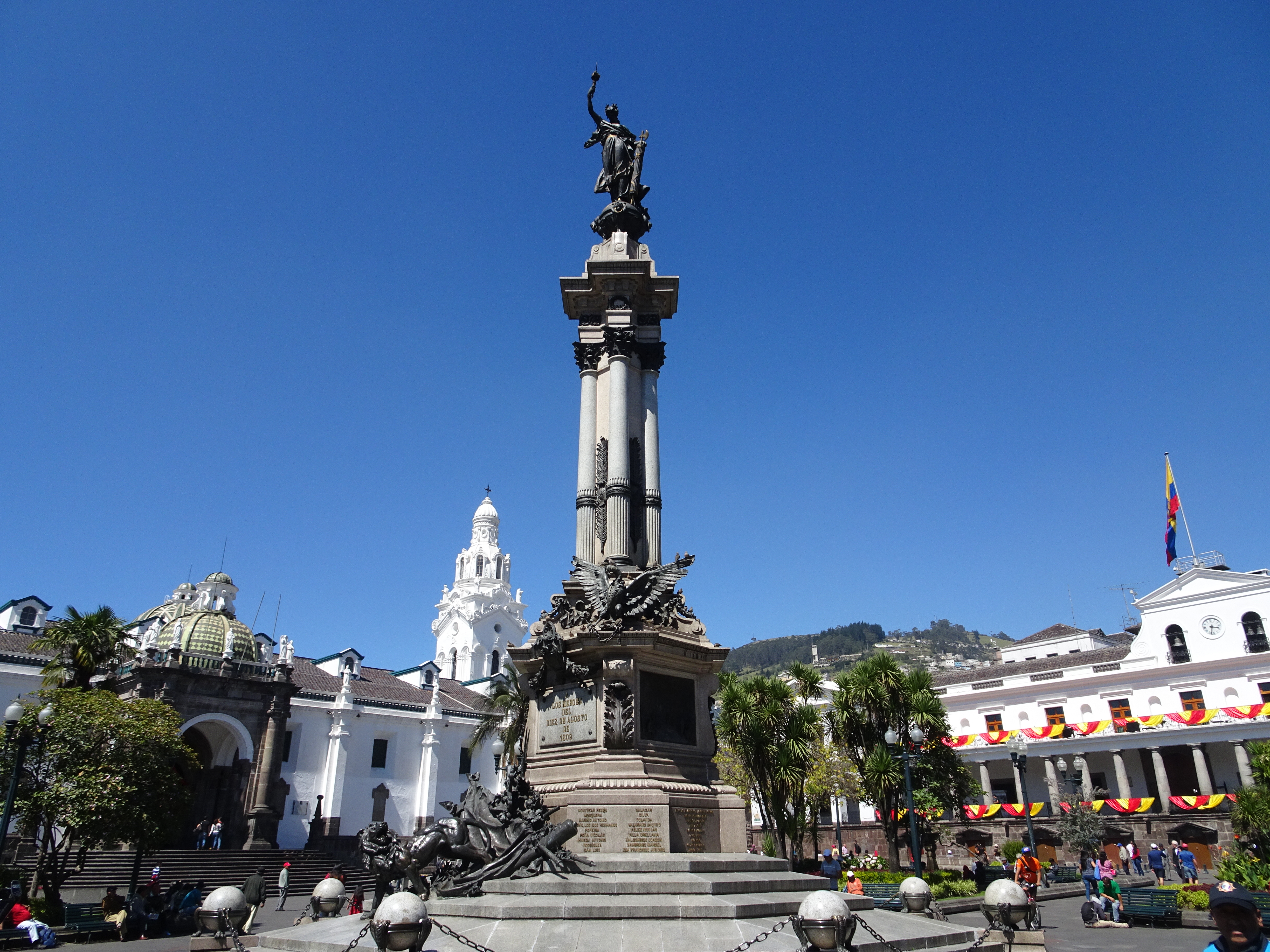 Quitos Hauptplatz