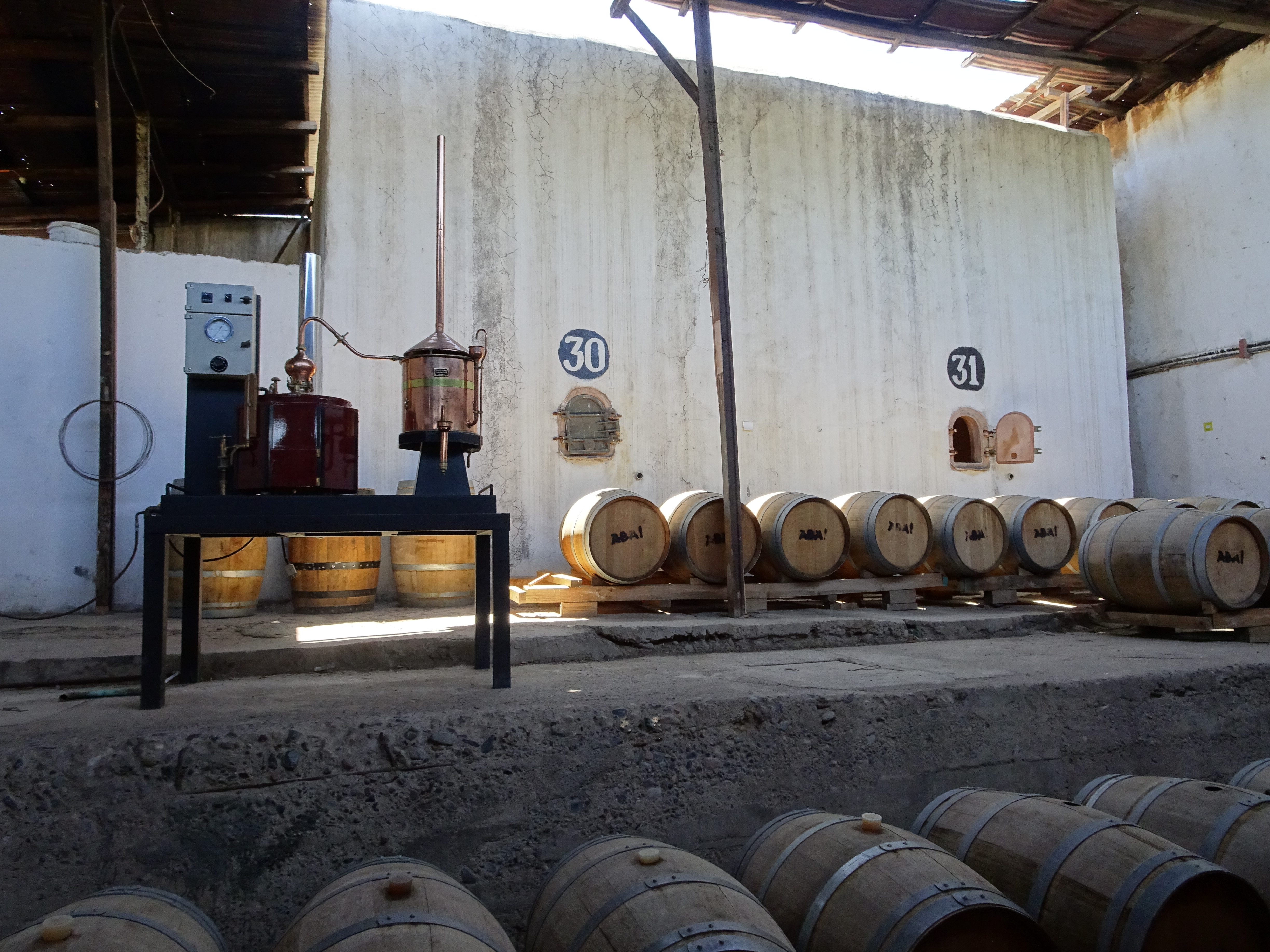 Pisco-Destillerie im Valle de Elqui