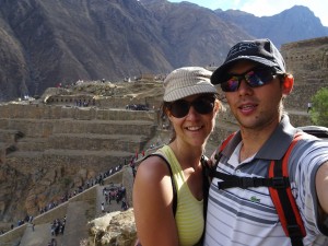 Terrassen in Ollantaytambo