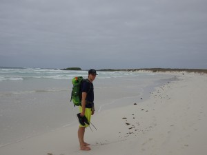 Patrice am Strand der Tortuga Bay