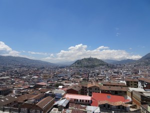 Aussicht auf die Stadt Quito