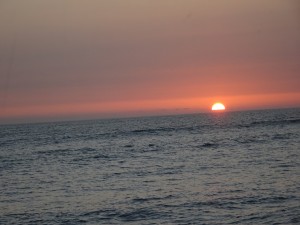 Sonnenuntergang in Lima