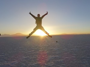 Patrice mit Sonnenuntergang