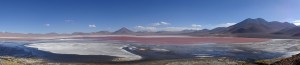 Panoramafoto von der roten Lagune