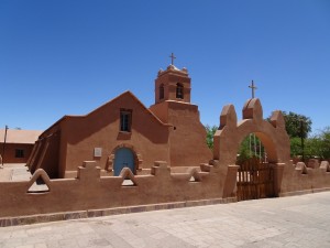 Kirche aus Lehm in San Pedro de Atacama