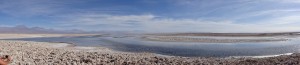 Panoramafoto der Salar de Atacama